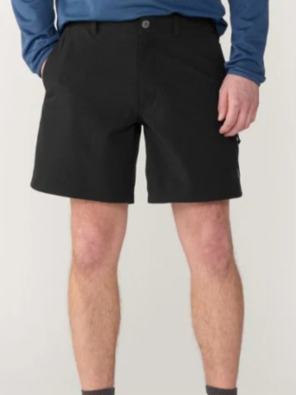 The North Face Men's Black Flat-Front Active Shorts